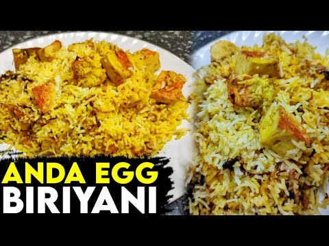 How to Make ANDA EGG BIRIYANI in PRESSURE COOKER | Easy Egg Biriyani Recipe at Home |