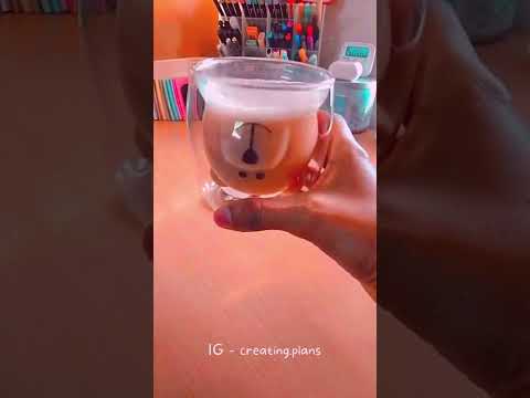 unbox this cutie double walled bear mug glass/ ASMR unboxing | #amazonfinds #amazonfinds2023