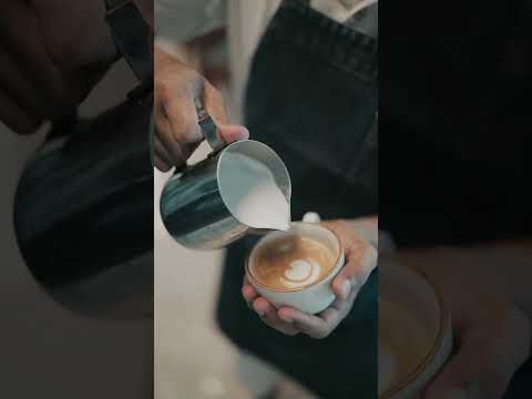 Creating a latte art