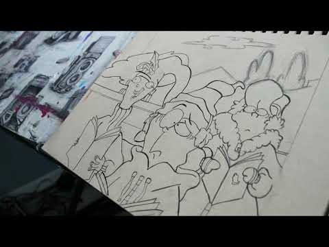 Christmas in July! Ed, Edd, n Eddy | #Drawing | #ChristmasInJuly #EdEddnEddy Timelapse