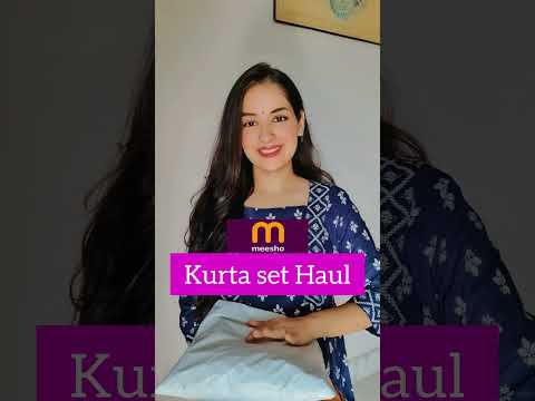 Meesho kurta set haul starting Rs 500🤯 #meesho #viral #kurtaset #meeshohaul #viralvideo #diwali