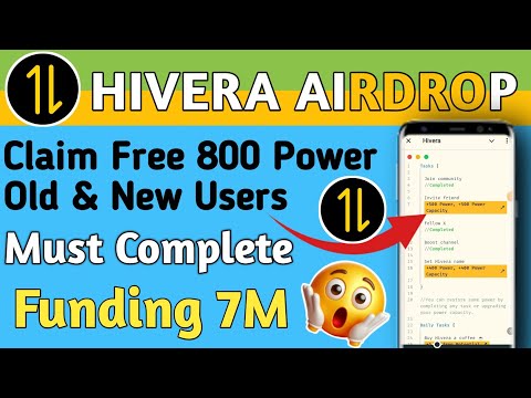 Hivera airdrop new task || Hivera airdrop new update || Hivera new important task