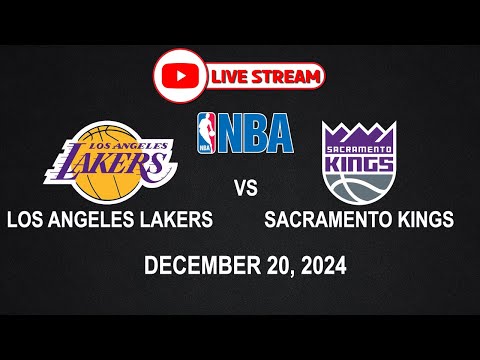 NBA LIVE! LAKERS vs KINGS | NBA REGULAR SEASON | December 20, 2024 | NBA2K24 Simulation Only