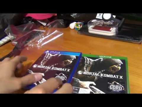 Unboxing Mortal Kombat X PS4 and XBOXONE