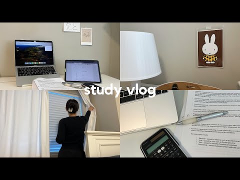 study vlog 🕰️ productive uni week & lots of studying for midterms