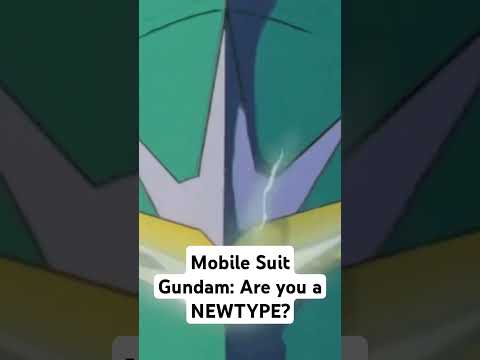 Mobile Suit Gundam : Are you a "NEWTYPE" ? #gundam #anime #sci-fi #robots #military #manga #shorts