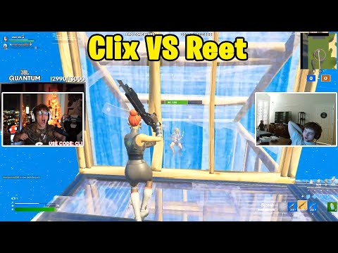 Clix VS Reet 2v2 TOXIC Fights!