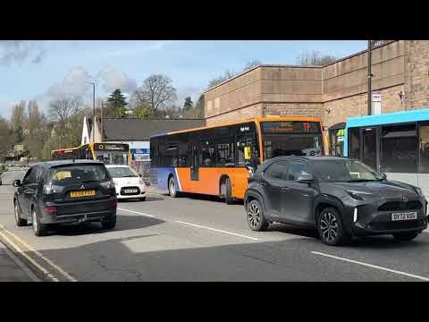 Buses at Bakewell Street, Matlock - Wednesday 19th March 2024