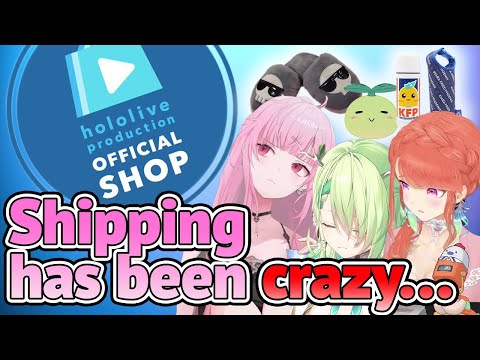 HoloEN talk on the Insane Merch Shipping Prices (& what You can do about it)