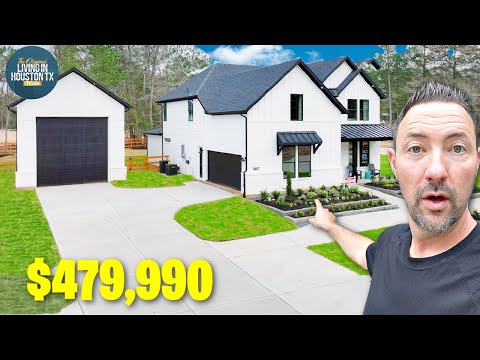 Massive HOUSTON TEXAS Acreage Homes with Shops Starting in the $400,000's!