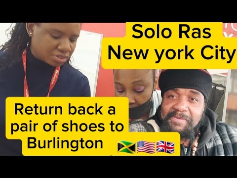 Solo Ras ‼️returns back a pair of shoes to Burlington @NYC 🇯🇲🇺🇸🇬🇧