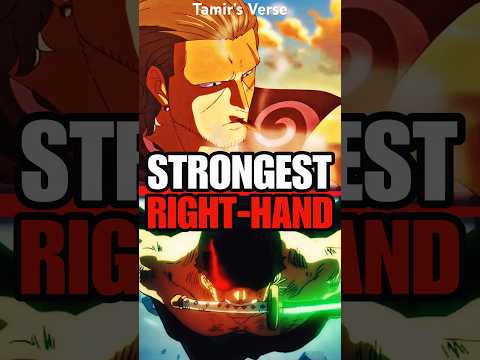 Who Is The Strongest Right-hand Man In One Piece?!? #anime #onepiece #luffy #shorts