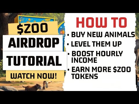 $ZOO AIRDROP TUTORIAL || HOW TO BUY NEW ANIMALS, LEVEL THEM UP AND BOOST $ZOO EARNINGS