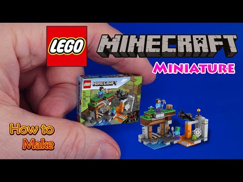 How to make a mini LEGO Minecraft Toy Building Set