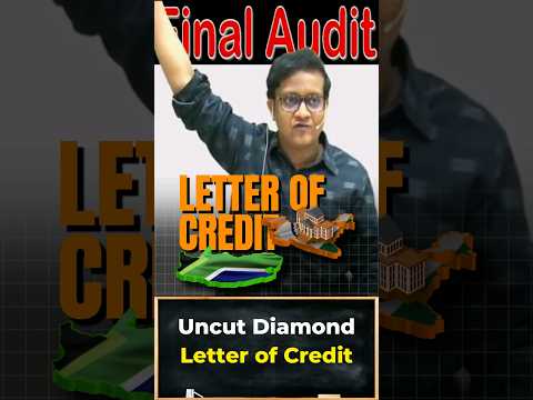 Uncut Diamond and Letter of Credit | Siddharth Agarwal Audit