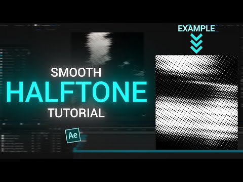 smooth HALFTONE - after effects tutorial