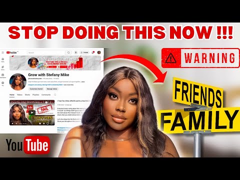 STOP Sharing Your YouTube Channel with Family & Friends - It’s Killing Your Growth!