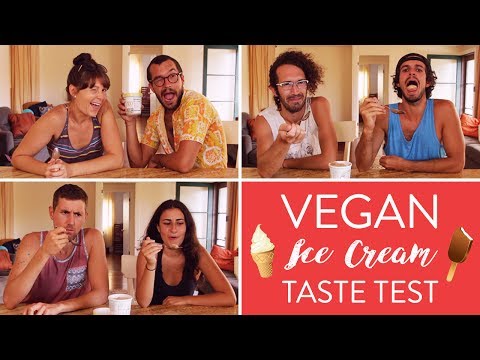 VEGAN ICE CREAM TASTE TEST 🍦 Coconut Bliss // Julie's // AND Wink?