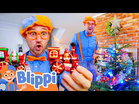 🔴Blippi Decorates the Christmas Tree🎄Celebrate the Holidays! 24+ Hours Christmas Videos | LIVE 🔴