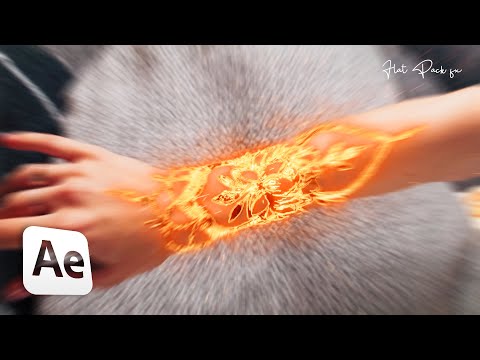 Benn TK 3D Fire Outline Effect // After Effects 2022