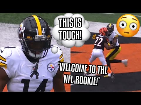 George Pickens ‘WELCOME TO THE NFL’ MOMENT 🥵 Vs Eli Apple & Bengals | Steelers Vs Bengals 2022