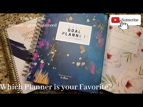 2021 Planner Comparison| Faith - Lifestyle - Business| Which planner is right for you?