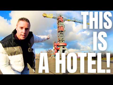 I Stay In A Crane Hotel! - Amsterdam's MOST Expensive Hotel?