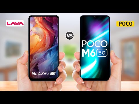 Lava Blaze 3 5g vs Poco M6 5g || Full Comparison