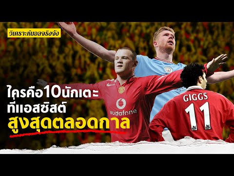 พรีเมียร์ลีก กับ Top 10 นักเตะที่แอสซิสต์ มากที่สุดตลอดกาล l วิเคราะห์บอลจริงจัง
