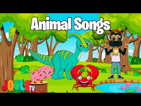 Fun Animal Songs for Kids | Sing Along and Learn with Jools TV