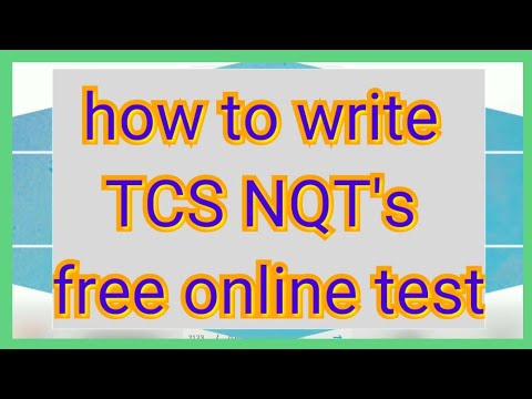 TCS NQT free mock test || have a try by following these steps || ethical life media || Career ep5