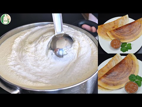 1 ingredient & Unbelievable Fermented Dosa batter - Mysore Masala Dosa that you can eat every day!