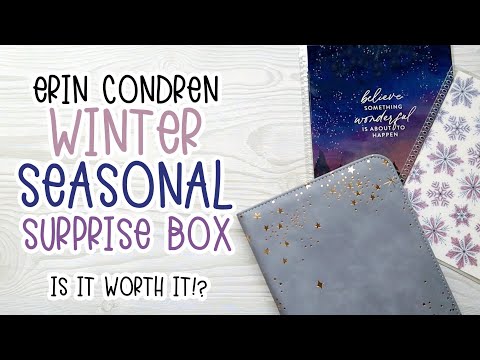 WINTER SEASONAL SURPRISE BOX | Erin Condren | HanCanPlan