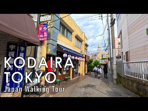 Japan walking tour in Tokyo Kodaira 4K 60fps