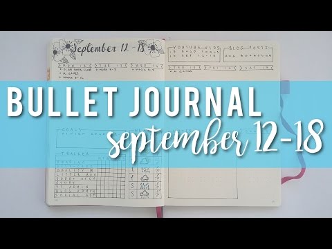 SEP 12-18 | Bullet Journal Weekly Spread | Sam Granger