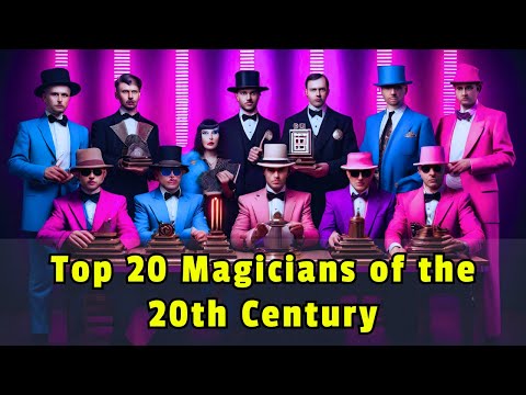 🎩✨Masters of Illusion: Top 20 Legendary Magicians of the 20th Century Revealed!✨🎩