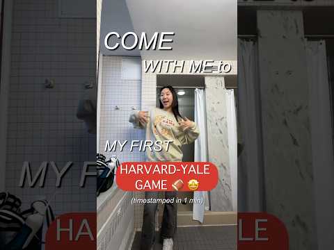 HARVARD vs sAfEtY schooL 🏈 #vlog #harvardcollege #harvard #dayinmylife #college #collegelife