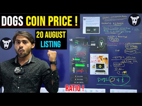 Dogs Coin Listing Price Prediction || Dogs Listing Date Confirm || Dogs Coin Convert Ratio Update