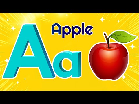 ABC Alphabet Learning in 3D: Phonics Song 2 Featuring TWO Words - A For Apple | Fun with Giligilis