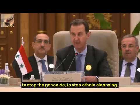 President Assad's brave speech at the Arab League Summit