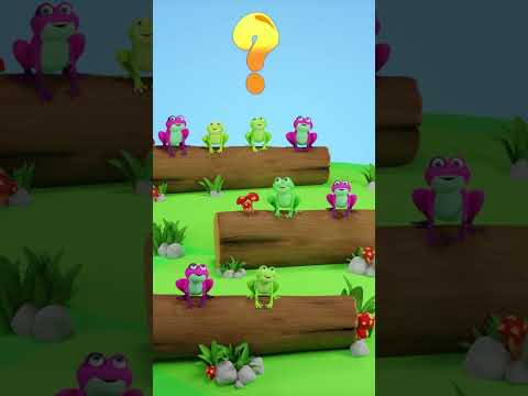 ¡Encuentra las ranas! 🐸 | Vídeo Educativo para Niños | HeyKids #shorts