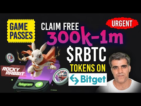 Get Free 300k-1M $RBTC | Rocky Rabbit Airdrop Tokens into Bitget | its Urgent