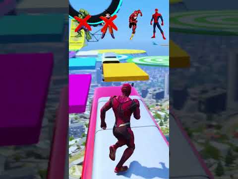 The Incredibles Challenge #204 #spiderman #ironman #batman #superman #gta5