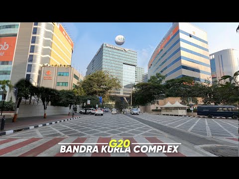 Makeover Of Bandra Kurla Complex, Mumbai for G20 Summit 2023 - 4K Tour