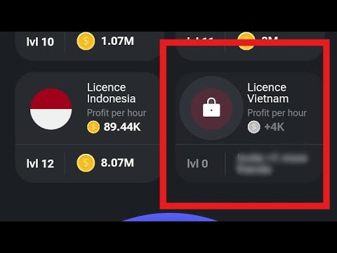 How to Unlock LICENSE VIETNAM in Hamster Kombat to increase your Wallet Earnings