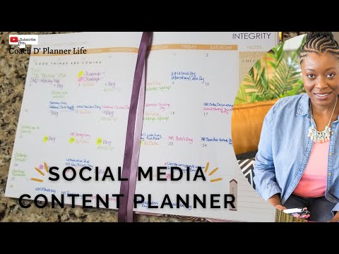 Content Plan with Me| How to Create Engaging Social Media Content| October 2021