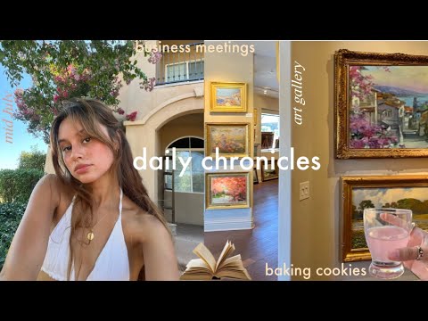 July diaries🌷|art gallery🖼,editing,baking🍪