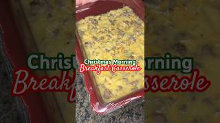 Sausage, Egg, and Cheese Breakfast Casserole for Christmas Morning #recipe #breakfast #food