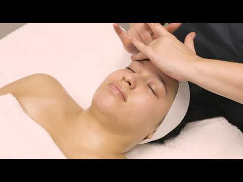 Humber College | Spa European Facial Massage Movements Protocol | Step 12: Horizontal Frictions