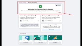 How to Confirm Identity on Facebook | Confirm Your identity Facebook 2023